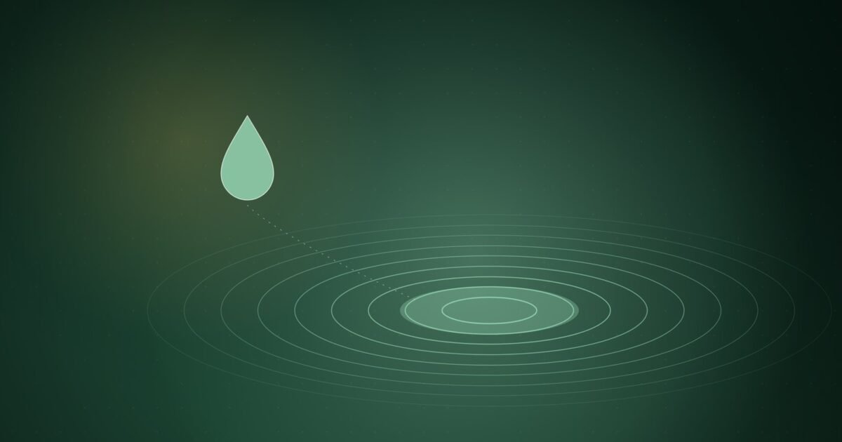 Five Drops, Nine Trillion Litres