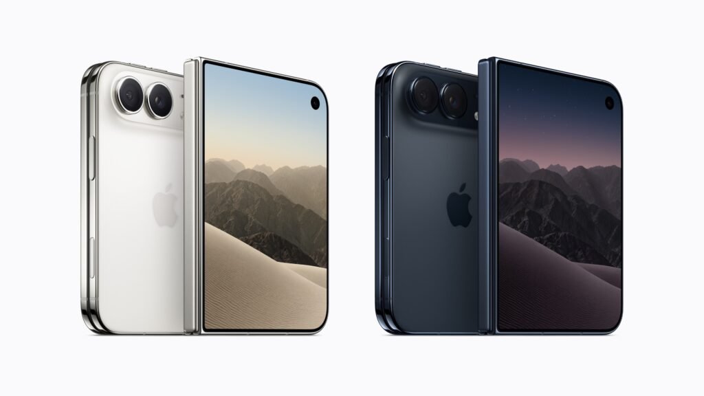 iPhone Duo comes in two colours, star white and night sky.