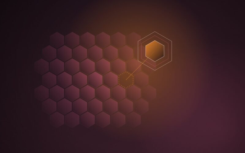 Abstract illustration of a hexagonal honeycomb cell lifted out of a larger lattice and set inside a protective outer frame
