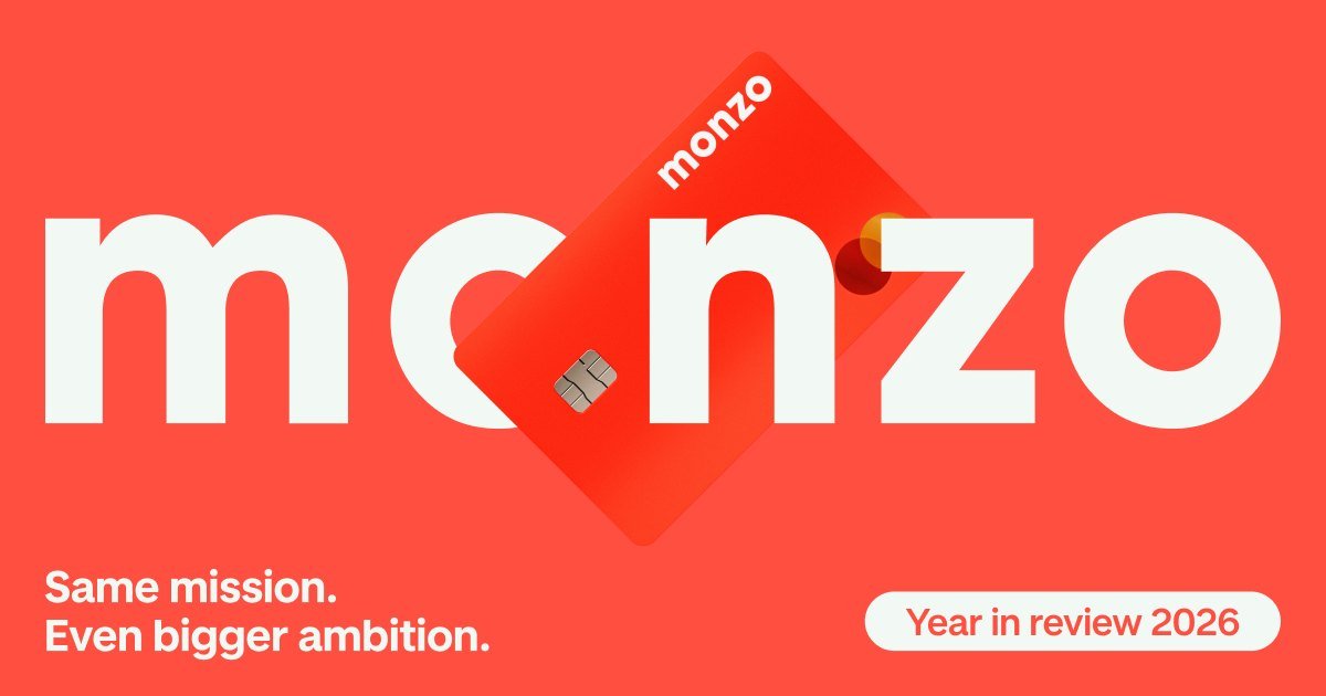 Monzo's promotional image for its 2026 annual report